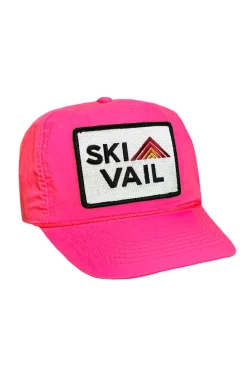 Trucker Hats | Trucker Hats | Aviator Nation SKI VAIL - VINTAGE NYLON TRUCKER HAT VINTAGENYLONTRUCKERHAT
