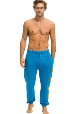 Sweatpants | Aviator Nation SMILEY 2 MENS SWEATPANTS - OCEAN