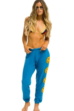 Sweatpants | Aviator Nation SMILEY 2 SWEATPANTS - OCEAN