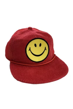 Trucker Hats | Trucker Hats | Aviator Nation SMILEY - VINTAGE CORDUROY MESH TRUCKER HAT VINTAGECORDUROYMESHTRUCKERHAT