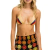 Shorts | Aviator Nation SMILEY BINGO WOMENS LOUNGER SHORT - BLACK
