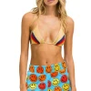 Shorts | Aviator Nation SMILEY BINGO WOMENS LOUNGER SHORT - SKY