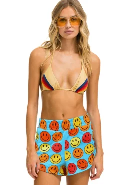 Shorts | Aviator Nation SMILEY BINGO WOMENS LOUNGER SHORT - SKY