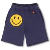Kid's Shorts | Aviator Nation SMILEY KIDS SWEATSHORTS - NAVY