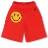 Kid's Shorts | Aviator Nation SMILEY KIDS SWEATSHORTS - RED