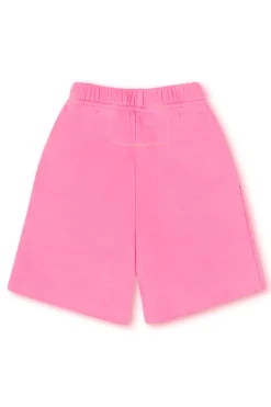Kid's Shorts | Aviator Nation SMILEY KIDS SWEATSHORTS - NEON PINK NEONPINK