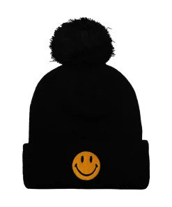 Beanies | Beanie | Aviator Nation SMILEY POM POM RIB BEANIE