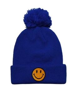 Beanies | Beanie | Aviator Nation SMILEY POM POM RIB BEANIE