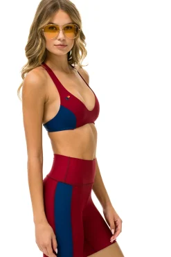 Activewear | Activewear | Aviator Nation SPEED 6IN HI-RISE BIKER SHORT - BLAZE