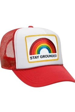 Trucker Hats | Trucker Hats | Aviator Nation STAY GROUNDED TRUCKER HAT {{threshold-message}}