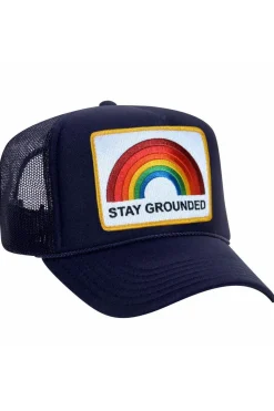 Trucker Hats | Trucker Hats | Aviator Nation STAY GROUNDED TRUCKER HAT {{threshold-message}}