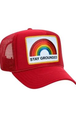 Trucker Hats | Trucker Hats | Aviator Nation STAY GROUNDED TRUCKER HAT {{threshold-message}}