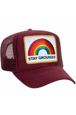 Trucker Hats | Trucker Hats | Aviator Nation STAY GROUNDED TRUCKER HAT {{threshold-message}}