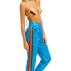Sweatpants | Aviator Nation 5 STRIPE HI RISE WIND PANT - DRESDEN