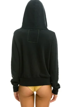 Hoodies | Hoodies | Aviator Nation 5 STRIPE HOODIE - CHARCOAL