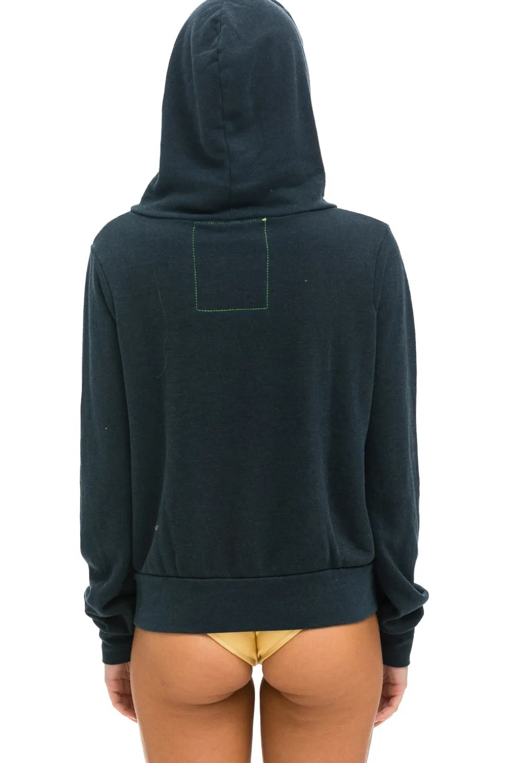 Hoodies | Hoodies | Aviator Nation 5 STRIPE HOODIE - CHARCOAL // PINK // GREEN CHARCOAL//PINK//GREEN