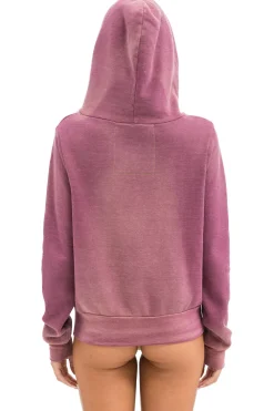 Hoodies | Hoodies | Aviator Nation 5 STRIPE HOODIE - FADED BERRY FADEDBERRY
