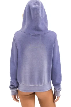 Hoodies | Hoodies | Aviator Nation 5 STRIPE HOODIE - FADED GRAPE FADEDGRAPE