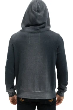Hoodies | Hoodies | Aviator Nation 5 STRIPE HOODIE - FADED SMOKE FADEDSMOKE
