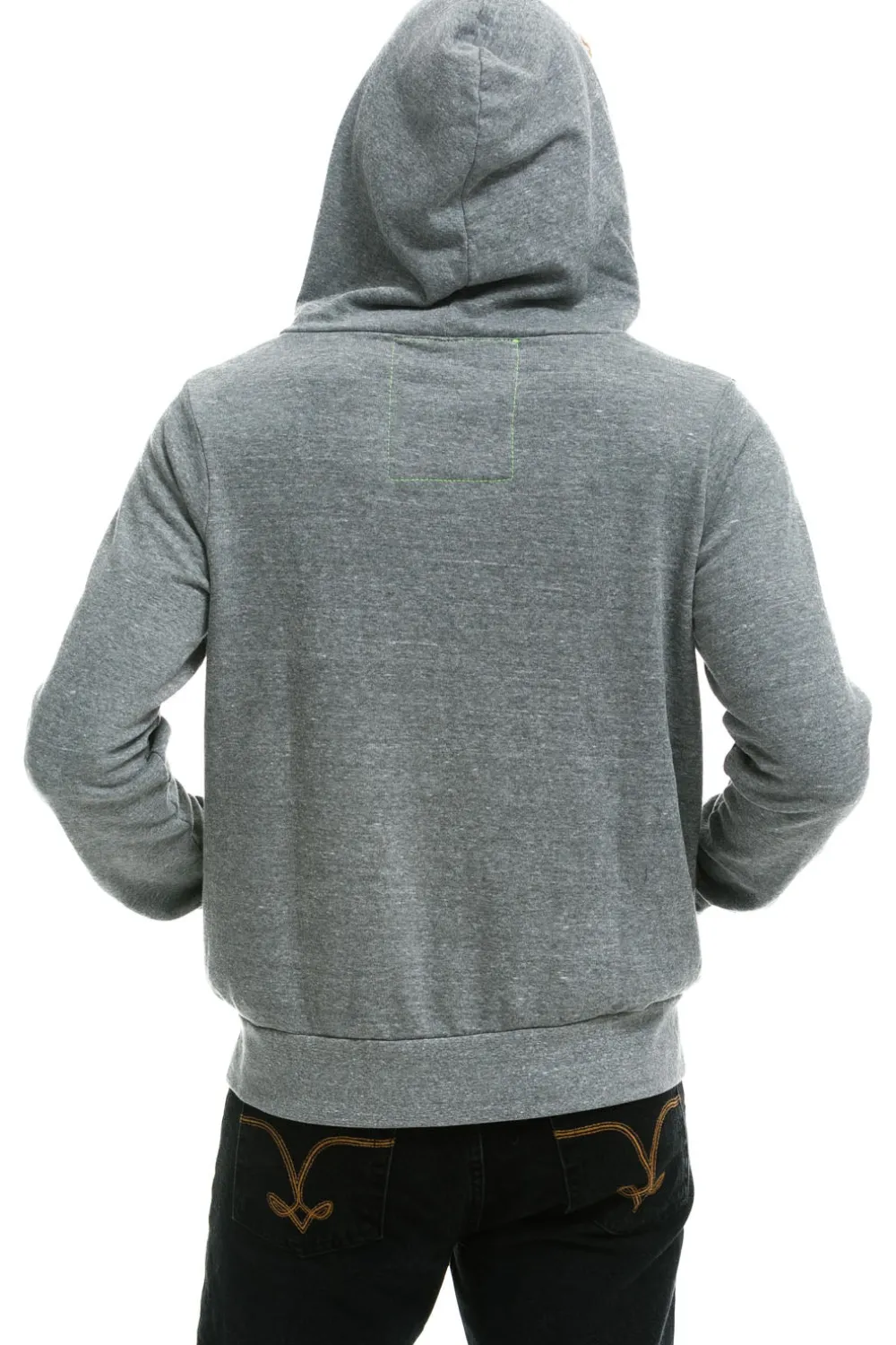 Hoodies | Hoodies | Aviator Nation 5 STRIPE HOODIE - HEATHER GREY // BLUE HEATHERGREY//BLUE