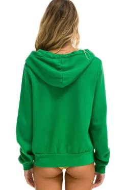 Hoodies | Hoodies | Aviator Nation 5 STRIPE HOODIE - KELLY GREEN // NEON PINK // YELLOW KELLYGREEN//NEONPINK//YELLOW