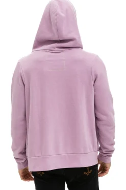 Hoodies | Hoodies | Aviator Nation 5 STRIPE HOODIE - MAUVE // PINK // GREEN MAUVE//PINK//GREEN
