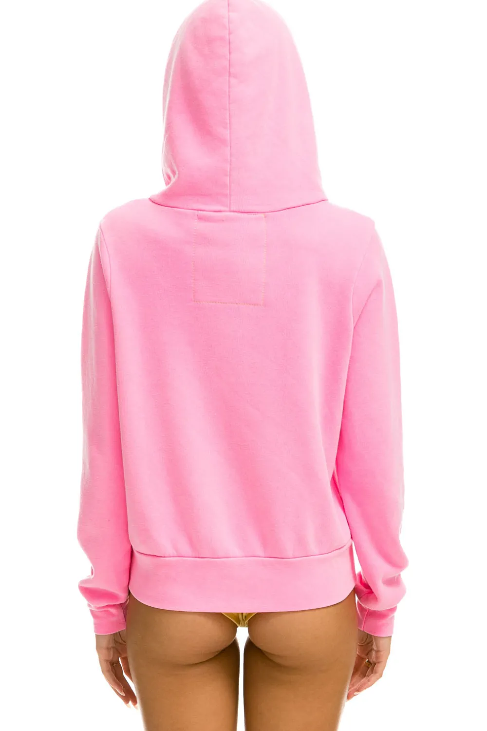 Hoodies | Hoodies | Aviator Nation 5 STRIPE HOODIE - NEON PINK NEONPINK