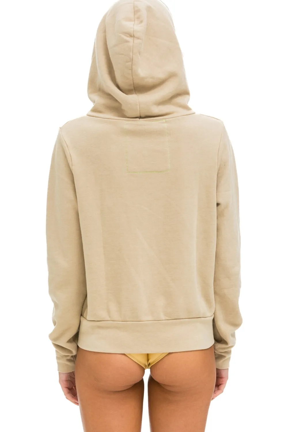 Hoodies | Hoodies | Aviator Nation 5 STRIPE HOODIE - SAND // PINK // GREEN SAND//PINK//GREEN