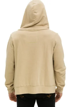 Hoodies | Hoodies | Aviator Nation 5 STRIPE HOODIE - SAND // PINK // GREEN SAND//PINK//GREEN