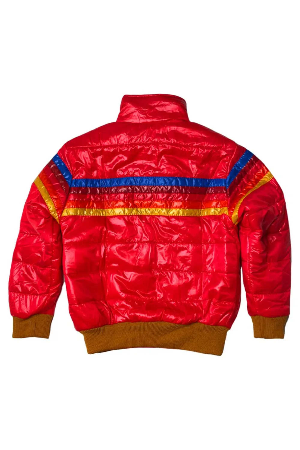Kid's Outerwear | Aviator Nation 5 STRIPE KIDS TRAVELER JACKET - CHERRY GLOSSY CHERRYGLOSSY