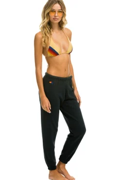 Sweatpants | Aviator Nation 5 STRIPE SWEATPANTS - CHARCOAL // GREY CHARCOAL//GREY