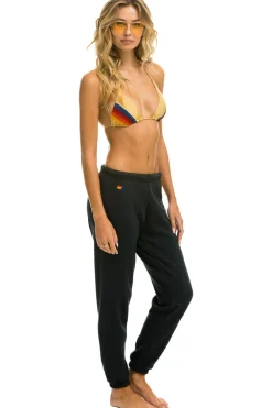 Sweatpants | Aviator Nation 5 STRIPE SWEATPANTS - CHARCOAL