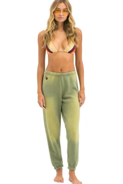 Sweatpants | Aviator Nation 5 STRIPE SWEATPANTS - FADED ARMY FADEDARMY