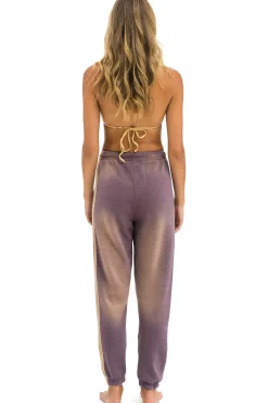 Sweatpants | Aviator Nation 5 STRIPE SWEATPANTS - FADED MOCHA FADEDMOCHA