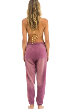 Sweatpants | Aviator Nation 5 STRIPE SWEATPANTS - FADED BERRY FADEDBERRY