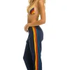 Sweatpants | Aviator Nation 5 STRIPE SWEATPANTS - NAVY