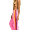 Sweatpants | Aviator Nation 5 STRIPE SWEATPANTS - NEON PINK // YELLOW // PURPLE NEONPINK//YELLOW//PURPLE