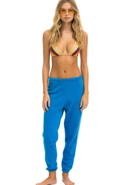 Sweatpants | Aviator Nation 5 STRIPE SWEATPANTS - OCEAN // BLUE OCEAN//BLUE