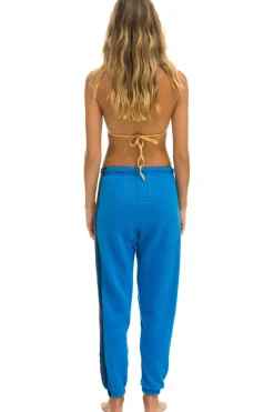 Sweatpants | Aviator Nation 5 STRIPE SWEATPANTS - OCEAN