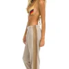Sweatpants | Aviator Nation 5 STRIPE SWEATPANTS - SAND // TAN SAND//TAN