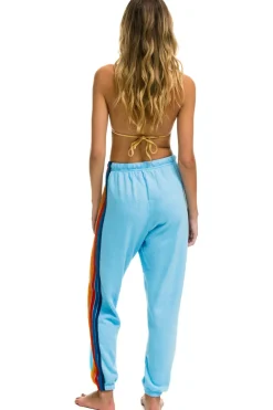 Sweatpants | Aviator Nation 5 STRIPE SWEATPANTS - SKY 2 SKY2