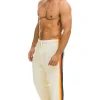 Sweatpants | Aviator Nation 5 STRIPE SWEATPANTS - VINTAGE WHITE VINTAGEWHITE