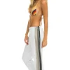 Sweatpants | Aviator Nation 5 STRIPE SWEATPANTS - WHITE // GREY WHITE//GREY