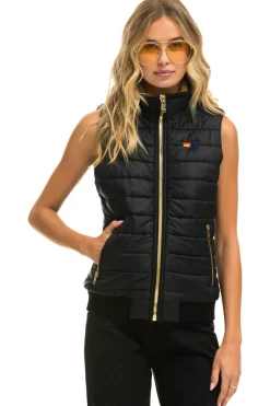 Vests | Aviator Nation SUNBURST VEST - BLACK