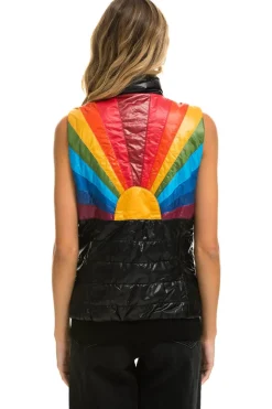 Vests | Aviator Nation SUNBURST VEST - GLOSSY BLACK GLOSSYBLACK
