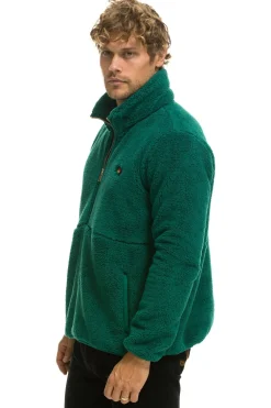 Teddy Jackets | Teddy Jackets | Aviator Nation TEDDY UNISEX HALF ZIP JACKET - AMAZON