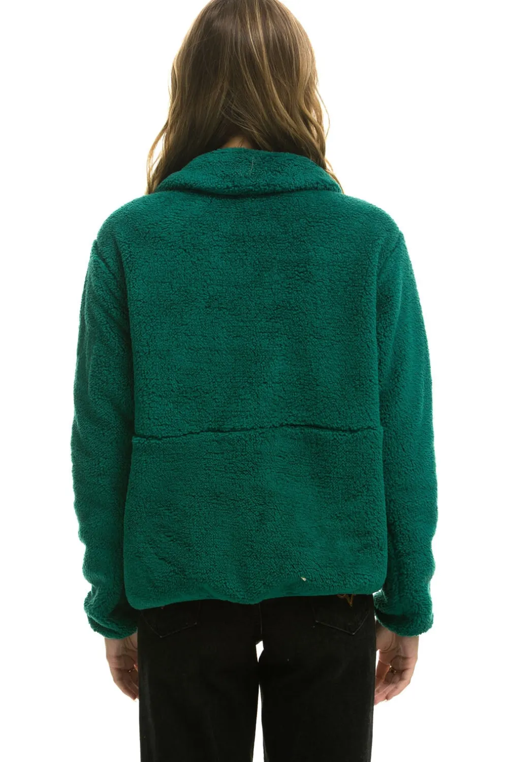 Teddy Jackets | Teddy Jackets | Aviator Nation TEDDY UNISEX HALF ZIP JACKET - AMAZON