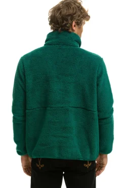 Teddy Jackets | Teddy Jackets | Aviator Nation TEDDY UNISEX HALF ZIP JACKET - AMAZON