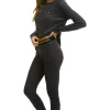 Base Layers | Aviator Nation THERMAL BASE LAYER BOTTOM - TITANIUM