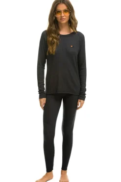 Base Layers | Aviator Nation THERMAL BASE LAYER BOTTOM - TITANIUM